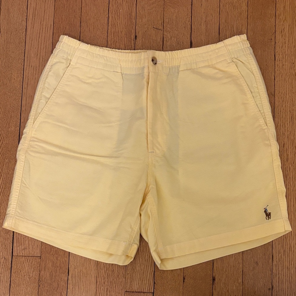 Polo by Ralph Lauren Butter Yellow Classic Fit 6” Shorts